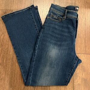 Levi’s Strauss 512 perfectly slimming denim boot cut jeans size 14